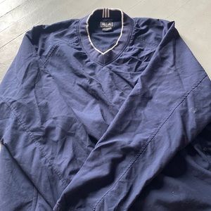 Adidas windbreaker navy blue size mens L